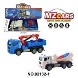 OBL10264459 - 合金回力工程车  （滚筒车+吊车）