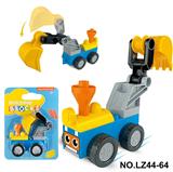 OBL10268486 - ABS料惯性挖土车 大颗粒积木乐高兼容5PCS
