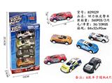 OBL10272953 - 4只装回力铁皮警车