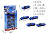 OBL10272959 - 4只装滑行合金警车