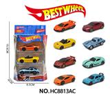 OBL10273883 - 1:64合金车（赛车）3只装