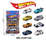 OBL10273885 - 1:64合金车（赛车）3只装