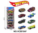 OBL10273900 - 1:64合金车（赛车）6只装