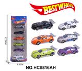 OBL10273902 - 1:64合金车（赛车）6只装