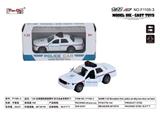 OBL10276502 - 1:32 仿真福特原版警车 回力合金车两开门