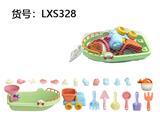 OBL10282802 - 沙滩玩具沙滩沙船21件套