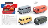 OBL10285970 - 1:18瓦兹旅行者合金回力车（带声光）(6PCS)