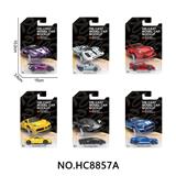 OBL10291422 - 1:64合金车6款片装