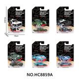 OBL10291424 - 1:64合金车6款片装
