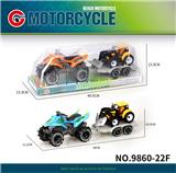 OBL10291518 - 大号惯性沙滩摩托拖惯性工程车