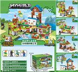 OBL10291708 - M系列小颗粒积木-羊驼滚珠积木乐园4合1/4款混装（4盒/展示盒）18展示盒/箱