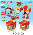 OBL10295246 - 消防机器人场景二合一积木 85PCS