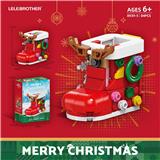 OBL10296690 - 六合一圣诞老人雪屋 612PCS