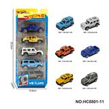 OBL10297413 - 1:64风火轮6款合金车5只装（悍马，越野车，皮卡）
