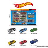 OBL10297416 - 1:64风火轮合金6款10只装（赛车，跑车）