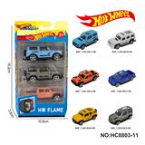 OBL10297421 - 1:64风火轮6款合金车3只装（悍马，越野车，皮卡）
