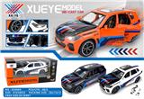OBL10298835 - 1:24 宝马X5M 合金车模 回力6开门 灯光音乐（1只装）