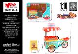 OBL10299106 - 1：10合金快餐自行车（马卡龙）