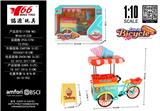 OBL10299107 - 1：10合金快餐自行车（冰淇淋）