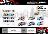 OBL10300465 - 回力车合金铁皮跑车保时捷911涂鸦（6PCS）