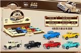 OBL10303129 - 复古回力合金皮卡车（12只/展示盒）