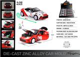 OBL10304425 - 英文1:32压铸锌合金灯光音效丰田-GR86车模 8只/展示盒