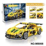 OBL10306035 - AB原包DIY益智拼装积木颗粒
新款科技回力车（472PCS)