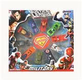 OBL10307259 - 复仇者联盟1:64合金车10只套装 12款车型混装
