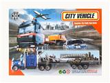 OBL10307323 - 1:64合金滑行拖头货柜车 
 
