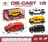 OBL10307816 - 1:28 仿真回力合金两开门悍马