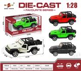 OBL10307818 - 1:28 仿真回力合金三开门牧马人敞篷