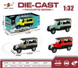 OBL10307828 - 1:32 仿真回力合金车两开门经典老爷车C款