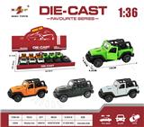 OBL10307839 - 1:36 仿真回力合金车两开门牧马人敞篷