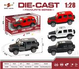 OBL10307855 - 1:28 仿真回力合金两开门奔驰G63带灯光音乐