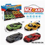 OBL10308279 - 1：36合金车模3开门回力
跑车2款4色混装（声光版）