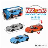 OBL10308303 - 1:36合金车模3开门回力
跑车3色混装