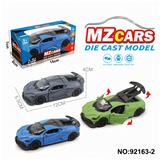 OBL10308309 - 1:36合金车模3开门回力
跑车3色混装