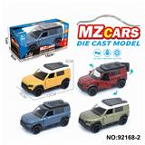 OBL10308314 - 1:36合金车模3开门回力
越野车4色混装