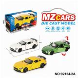 OBL10308329 - 1：36合金车模3开门回力
跑车3色混装（声光版）