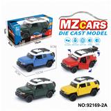 OBL10308344 - 1：36合金车模3开门回力
越野车4色混装（声光版）