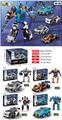OBL10309794 - 益智城市摩托积木变形弹射摩托车4合一金刚  (133-143PCS）    四款混装