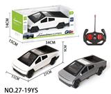 OBL10313247 - 1:14四通特斯拉皮卡带4车灯遥控车(实色)