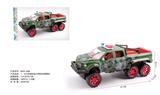 OBL10315186 - 1：16六轮福特皮卡惯性军事警车