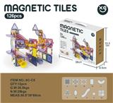 OBL10315549 - 磁力轨道彩窗积木126PCS