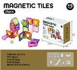 OBL10315554 - 磁力轨道彩窗积木25PCS