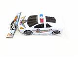 OBL10316270 - 实色喷漆惯性警车 （白、蓝混装)