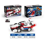 OBL10318462 - 益智城市赛车积木回力丰田F1（53PCS)  四款混装