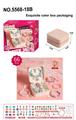 OBL10319209 - B款66件套双层方盒合金珠+AB珠 （粉色+蓝色）