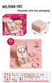 OBL10319210 - C款66件套双层方盒合金珠+AB珠 （粉色+紫色）