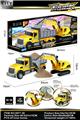 OBL10321331 - 1：14 美式工程斗车+挖机
      惯性&音乐&灯光
（惯性运输车+滑行挖机）